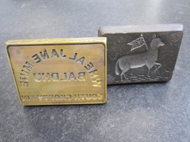 an image of a the hot marks used for the ingots
